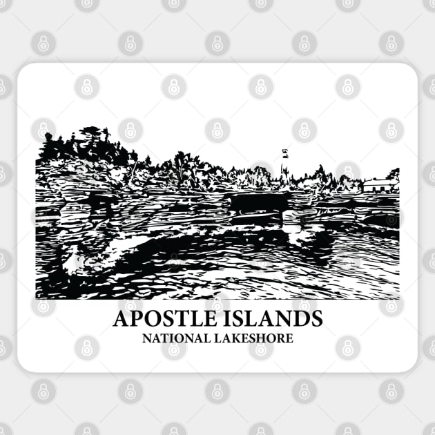 Apostle Islands National Lakeshore Sticker by Lakeric